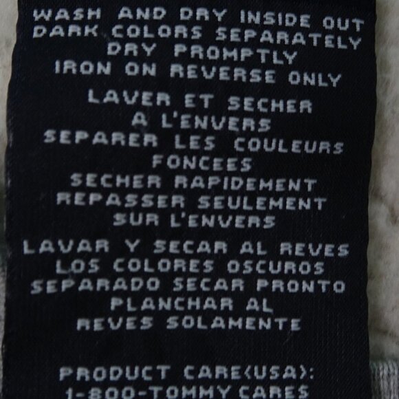 Tommy Hilfiger Black L/S Shirt Large - Picture 5 of 5